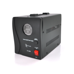 Джерело безперебійного живлення Ritar SK-500VA (300W), DC:145-275V, AC:230V (правильна синусоїда), LED-дисплей, 1Shuko socket, 12V під зовнішню батарею, струм заряду 10/15А, Q4