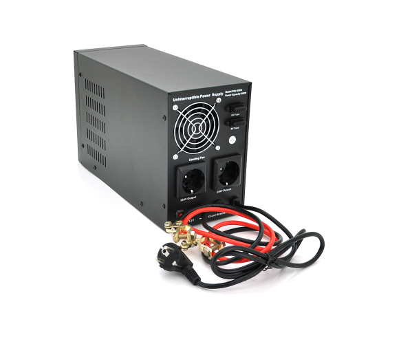 Джерело безперервного живлення Ritar SK-800VA (500W), DC:145-275V, AC:230V (правильна синусоїда), LCD-дисплей, 2Shuko socket, 12V, під зовнішню батарею, струм заряду 10/15А, Q2 - Зображення 2