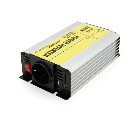 Інвертор напруги RITAR RSC-300, 12V/220V, 300W (правильна синусоїда), 1xShuko, 1xUSB, клемні проводи, BOX, Q20