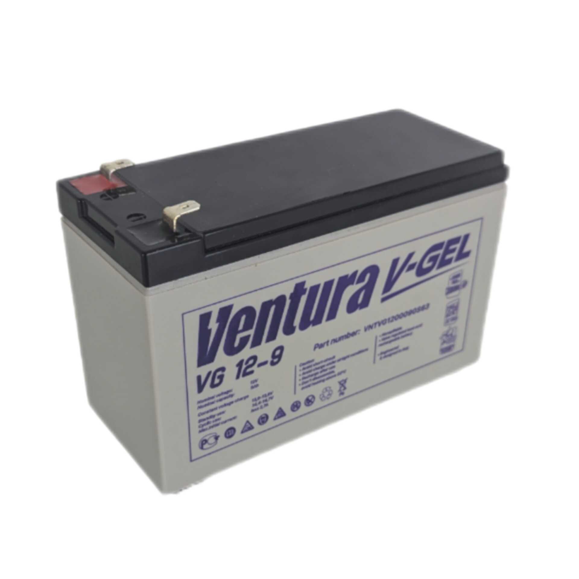 Акумуляторна батарея Ventura VG 12-9 Gel - Зображення 2