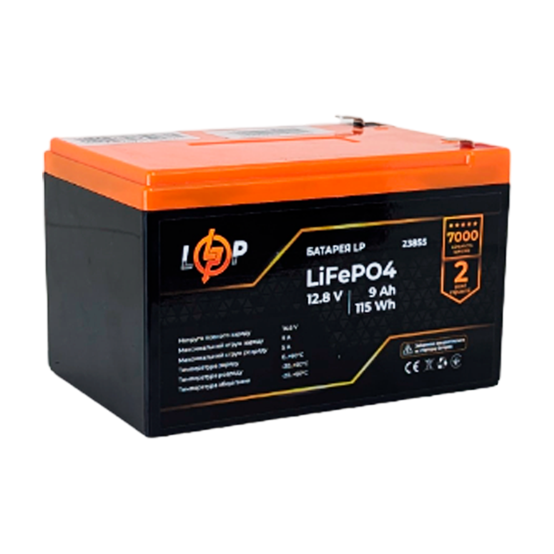 Акумуляторна батарея LP LiFePO4 12,8V - 9Ah - Зображення 2