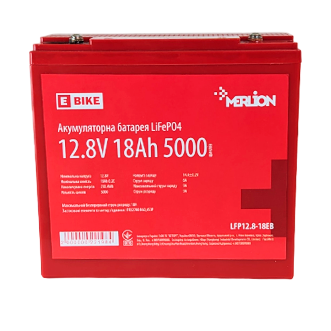 Акумуляторна батарея Merlion LiFePO4 12.8V 18Ah