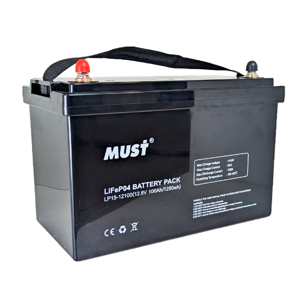 Акумуляторна батарея MUST LiFePO4 12V 100Ah (LP15-12100) - Зображення 2